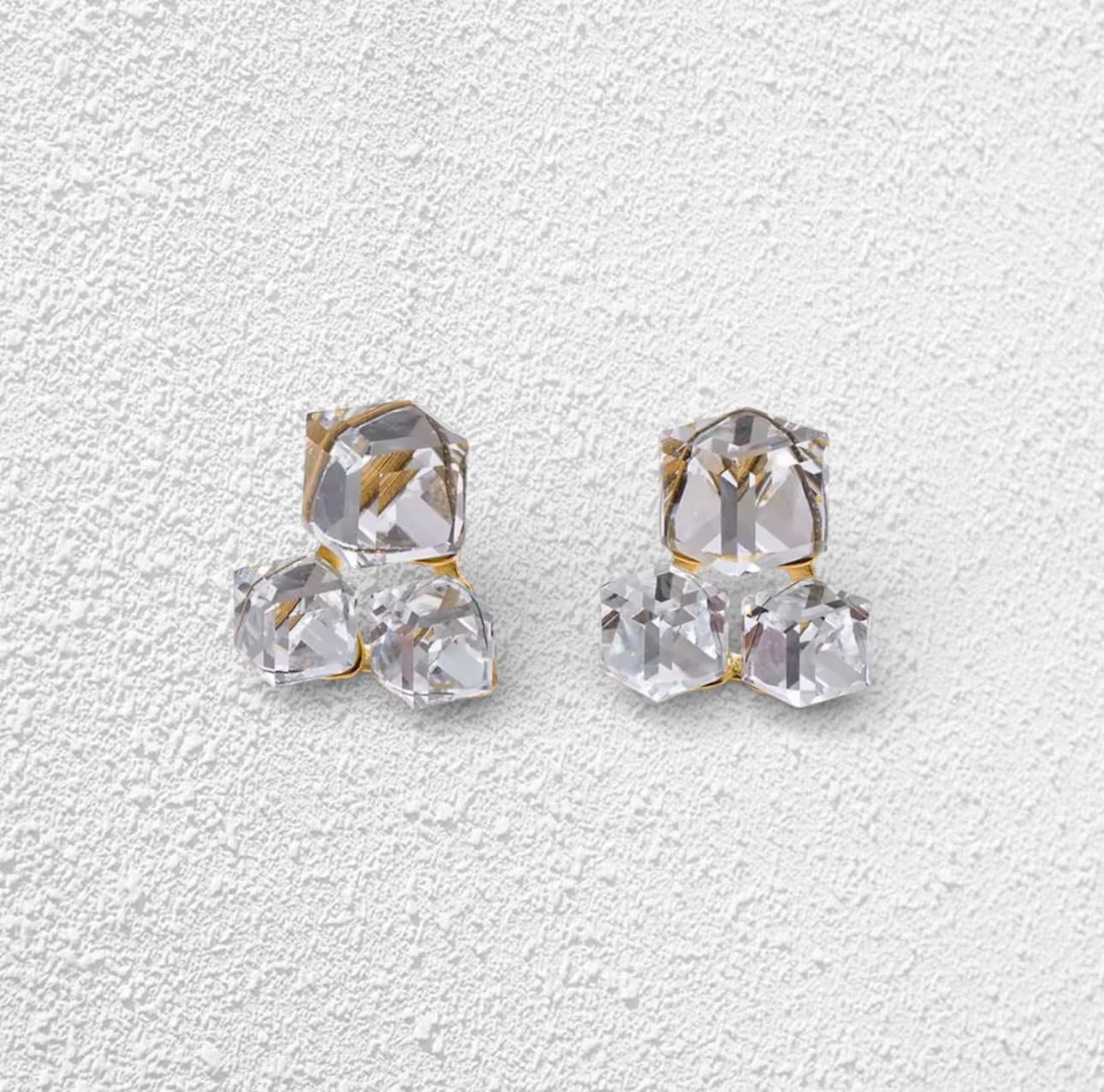 Pendientes Hielo · Cluster de Cristales