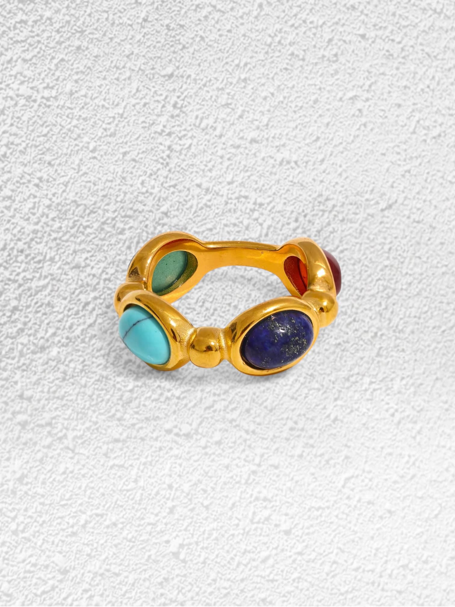Anillo Archipiélago · Piedras Naturales de Colores