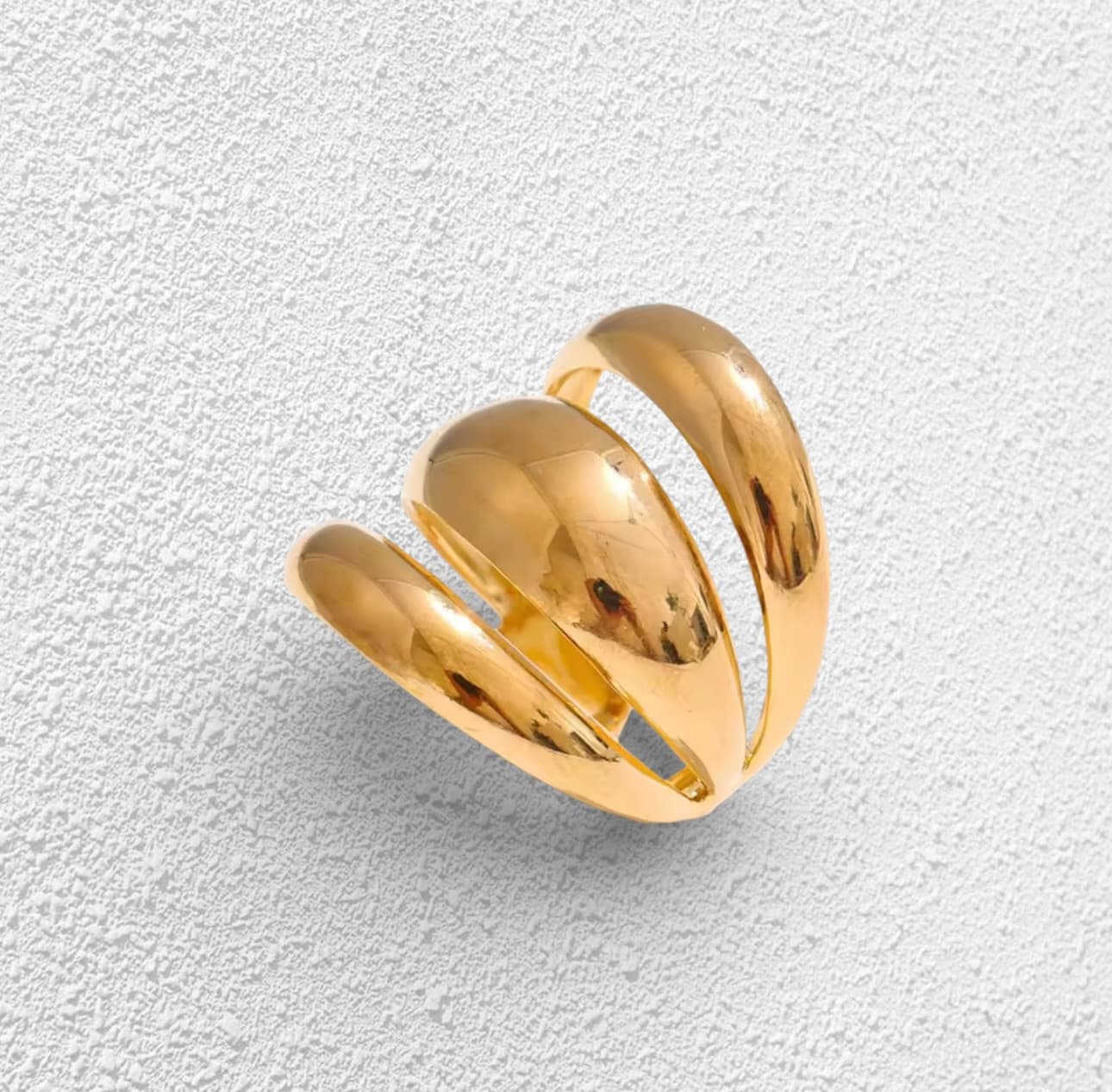 Anillo Trío · Triple Banda Dorada