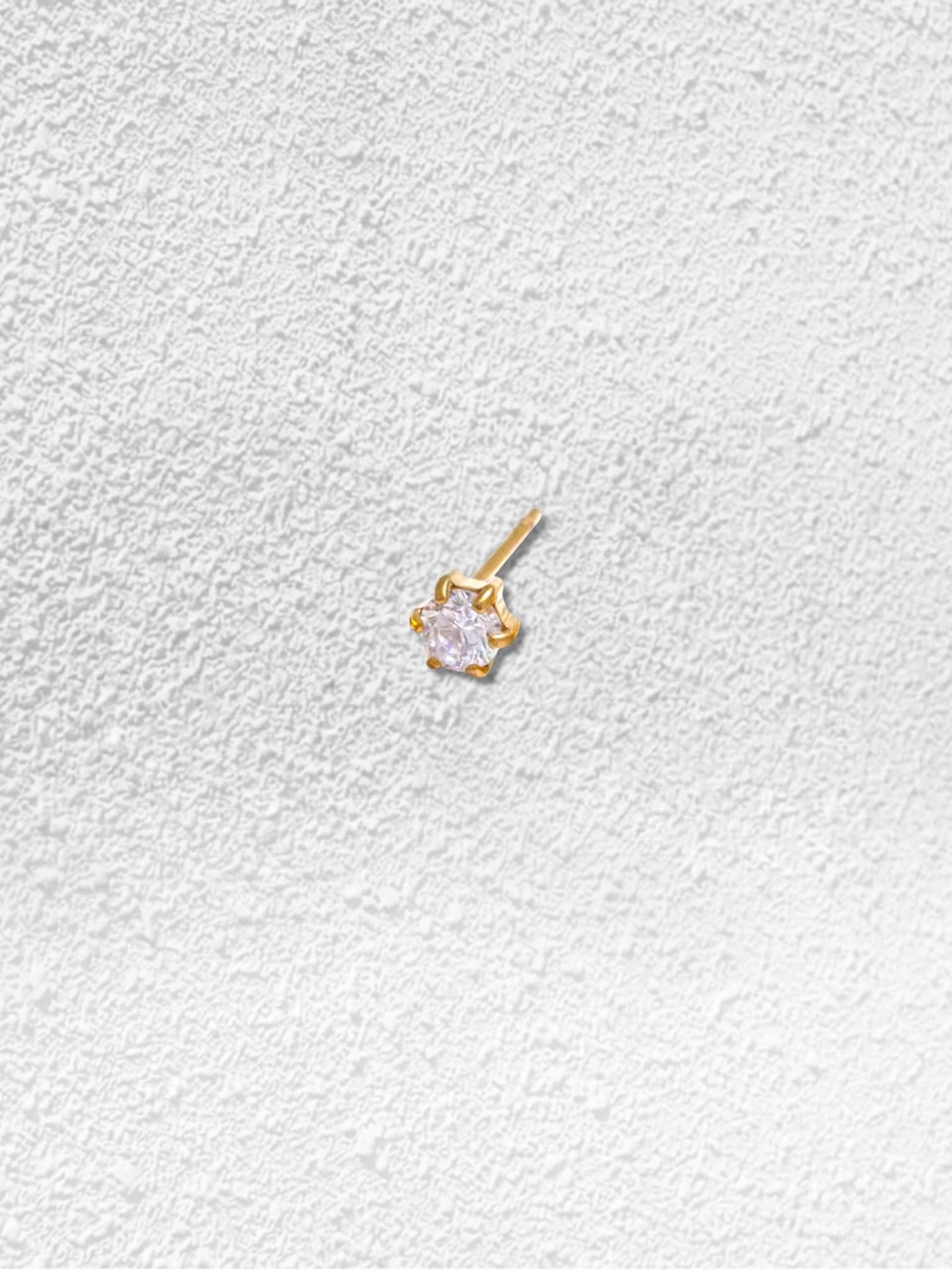 Punto de Fuga Pendiente solitario · Circonita en garra
