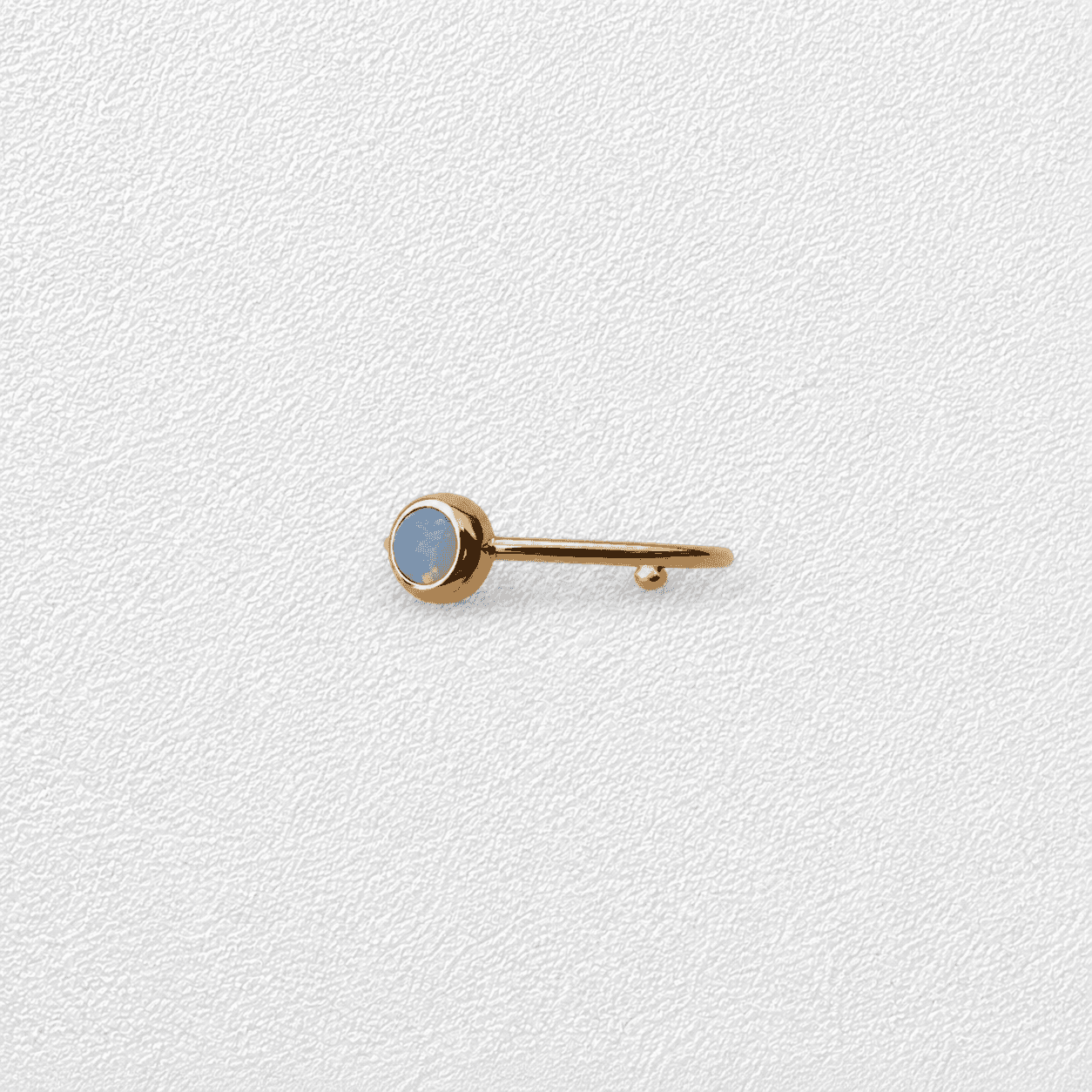 Cielo de Agosto Anillo · Ópalo azul · Montura bezel